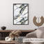 Abstrait, marbre, géode, cristaux, noir et gris, impression d'art moderne sans cadre-1775579273