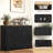 Modern Sideboard Buffet Cabinet with Storage, 41" Kitchen Pantry Cabinet with Door Shelves, Drawer, Adjustable Shelf, Coffee Bar Cabinet-98466412