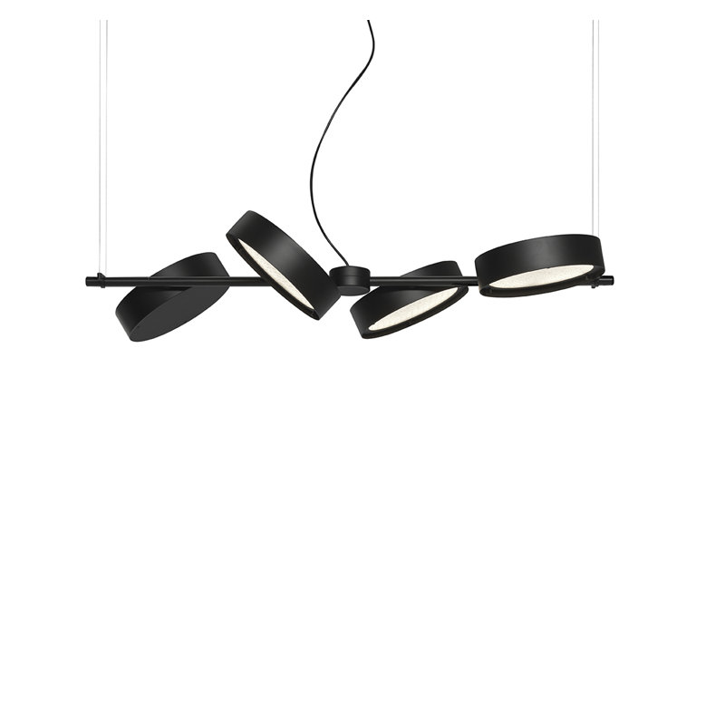 Berlin 4 - Light LED Pendant, Matte Black