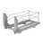 Rev-A-Shelf Double Pull Out Trash Can 27 Qt with Soft-Close-87350618