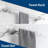 4-Piece Bathroom Hardware Set With Towel Rack, Bar, Holder, Toilet Paper Holder, And Hooks, Wall Mounted Stainless Steel Bathroom Accessories-112410218