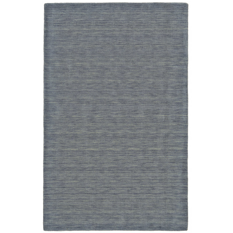 Tapis fumée en laine tissé à la main Kaden, Rectangle 5 pi x 8 pi