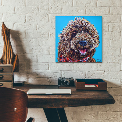 " Doodle On Blue " by Carolee Vitaletti