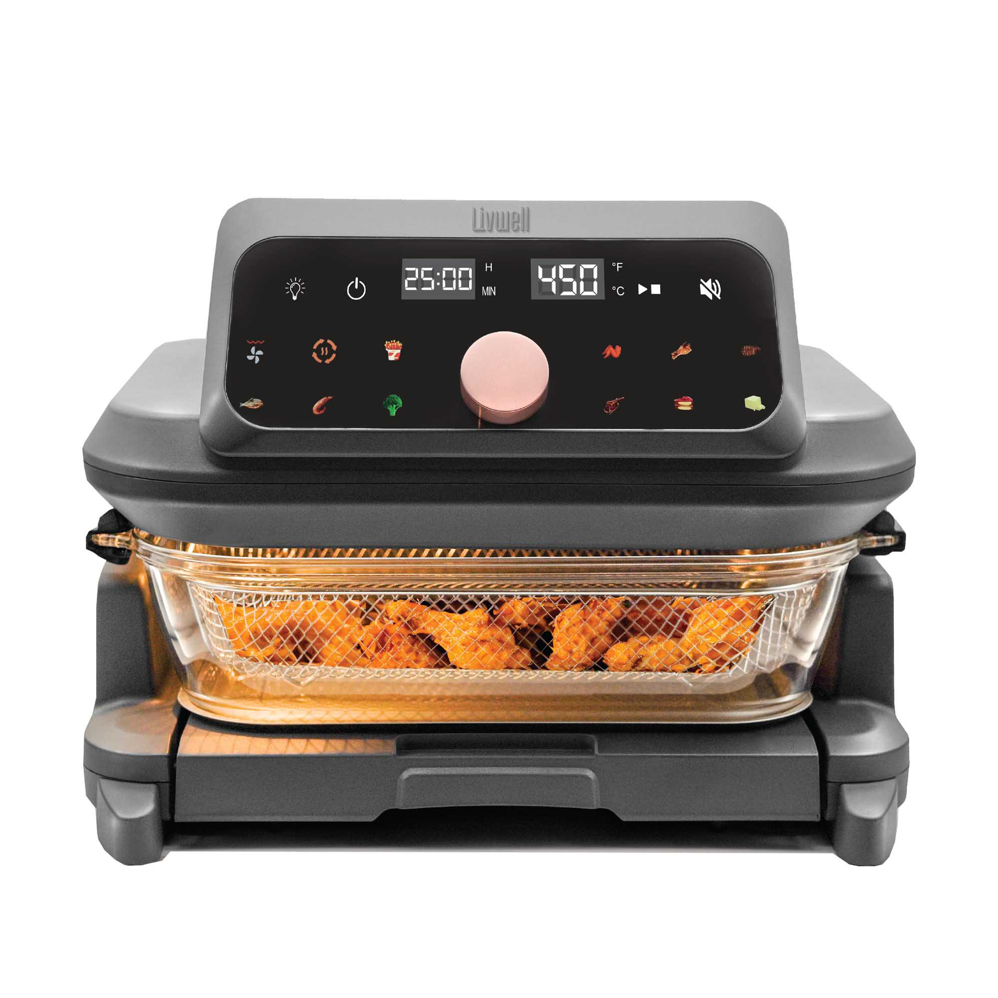 Livwell 6 Quart Glass Container Air Fryer - Cook, Serve, & Store | Wayfair