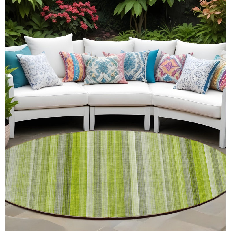 Tapis d'intérieur rond 8 po