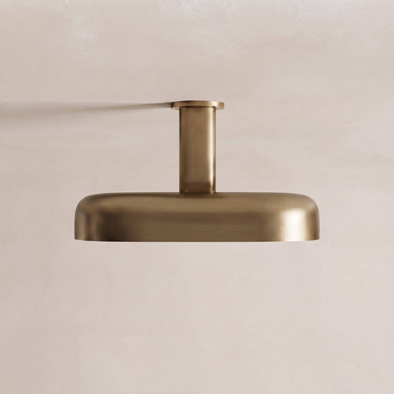 Statement Oblong 14" Two-Function 2.5 Gpm With Katalyst Air-Induction Technology, Vibrant Brushed Bronze