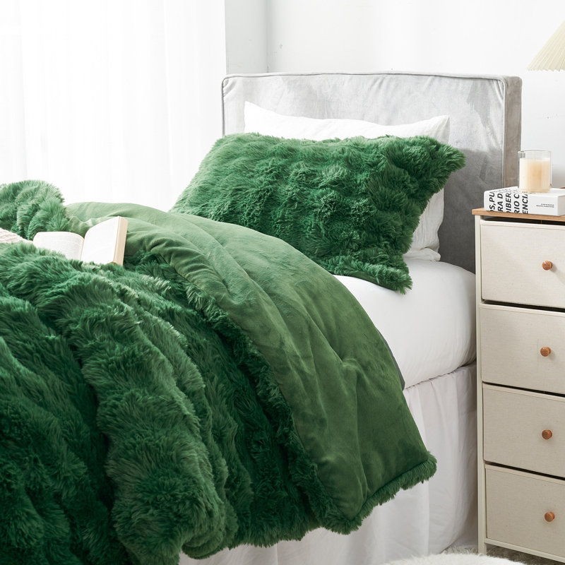 Snowball Chunky Bunny - Coma Inducer Oversized Comforter Set, Green