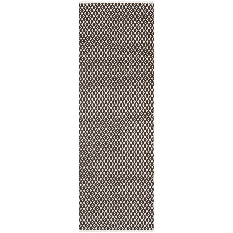 Tapis en coton Alpizar, Tapis de couloir 2 pi 3 po x 7 pi