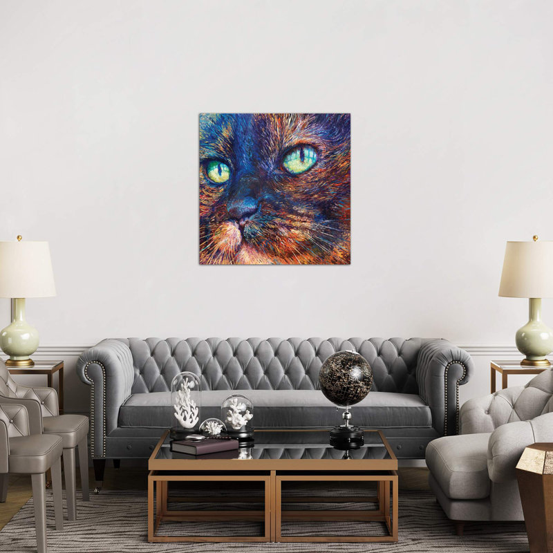 Iris Scott - Wrapped Canvas Print, 93.98 cm H x 93.98 cm W x 3.175 cm D