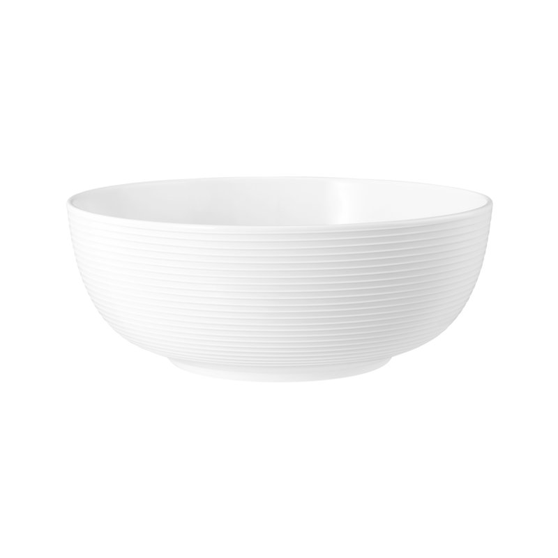 Beat Serving Bowl, White