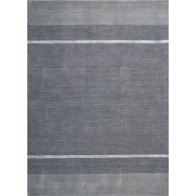 Vale Abstract Wool Area Rug, Rectangle 122 x 183cm