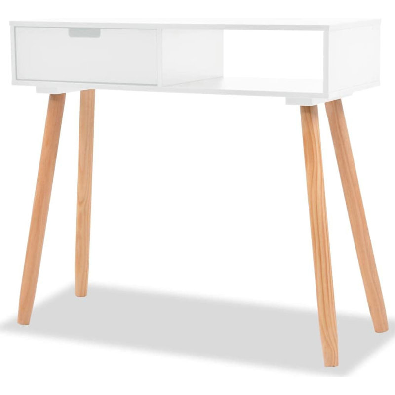 Adel 80cm Console Table, White