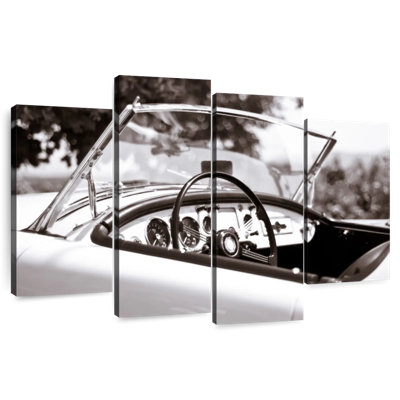 Mehar Sports Car Dashboard Monochrome