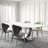 Modern Sintered Stone Dining Table for 6-8 with Pedestal Base, Pre-Assembly-1624969245-1624969237-1624969241