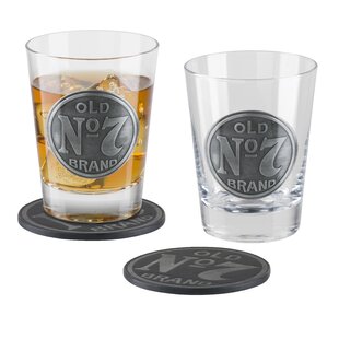 Old No. 7 12 oz. Whiskey Glass (Set of 2)