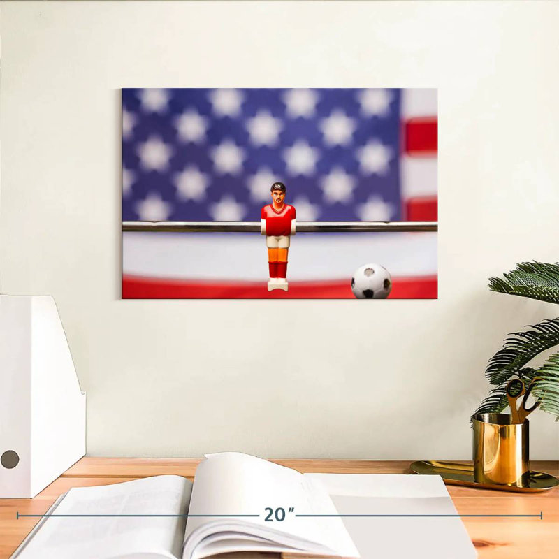 Foosball Game, 8" H x 12" W