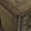 Ensemble de chambre à coucher avec lit à panneaux, commode et miroir Gertraute-109423054