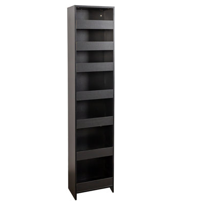 Ansel 7-Tier Slim Pull-Out Storage Shelf With Convenient Handle And Durable Materials by NFusion