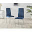 Bernell Modern Chrome Metal & Glass Round Dining Table Set with 4 Quilted Velvet Chairs-88587577-88587581-88587582