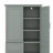 Tall And Wide Storage Cabinet With Doors, Three Drawers-1463744596