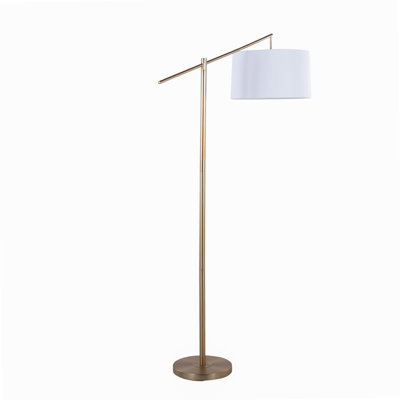 Lampe sur pied contemporaine en métal