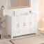 Meuble-lavabo 48 po avec lavabo en céramique-525576416
