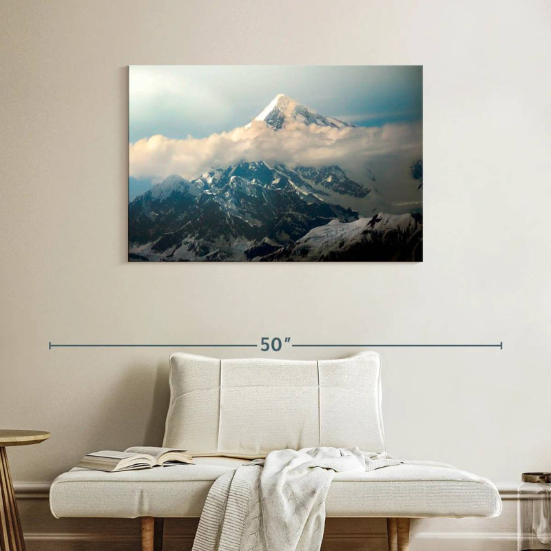 Alvord Snowy Mount McKinley, H 26 po x l 39 po