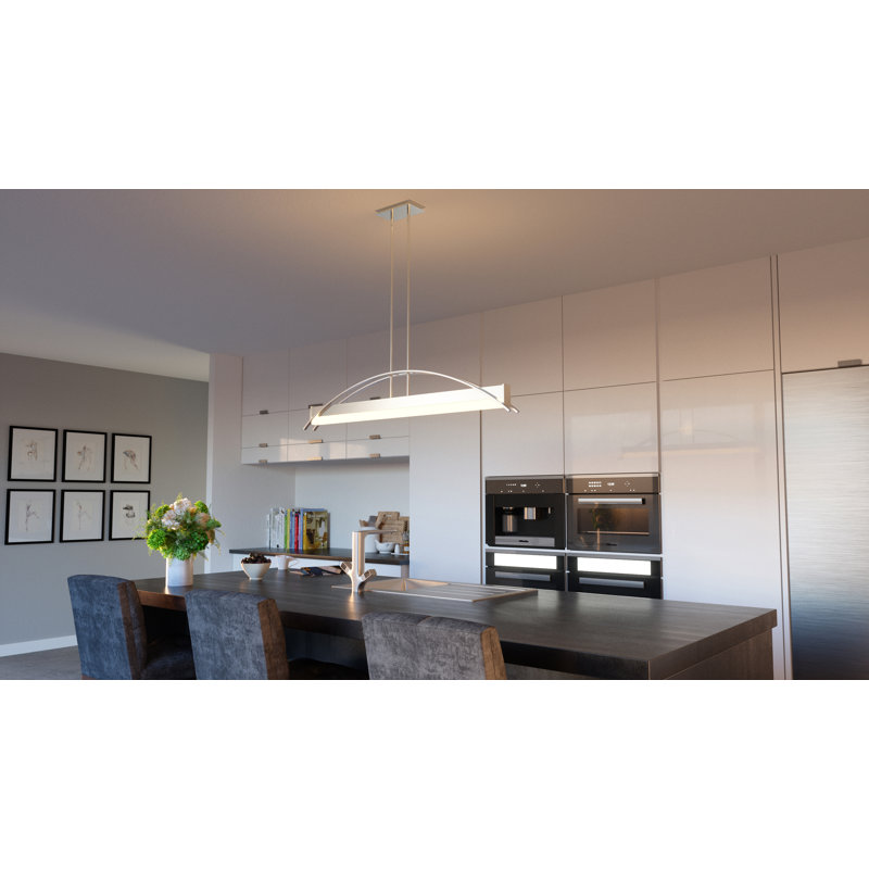 Luminaire suspendu géométrique à 1 lumière DEL
