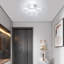 Pivoine 6 - Light 25cm LED Semi Flush Mount-1037539726