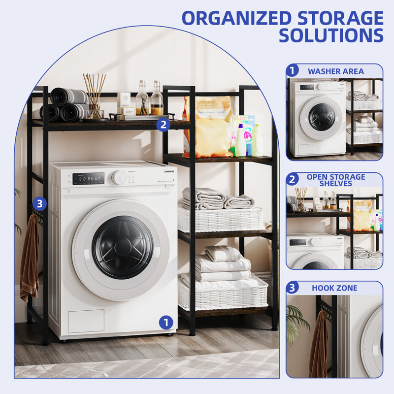 Versatile Washing Machine Rack