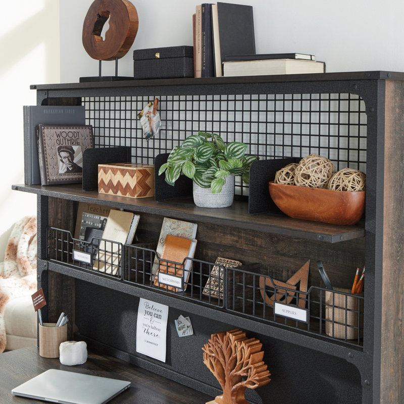 Hutch, Brown Finish