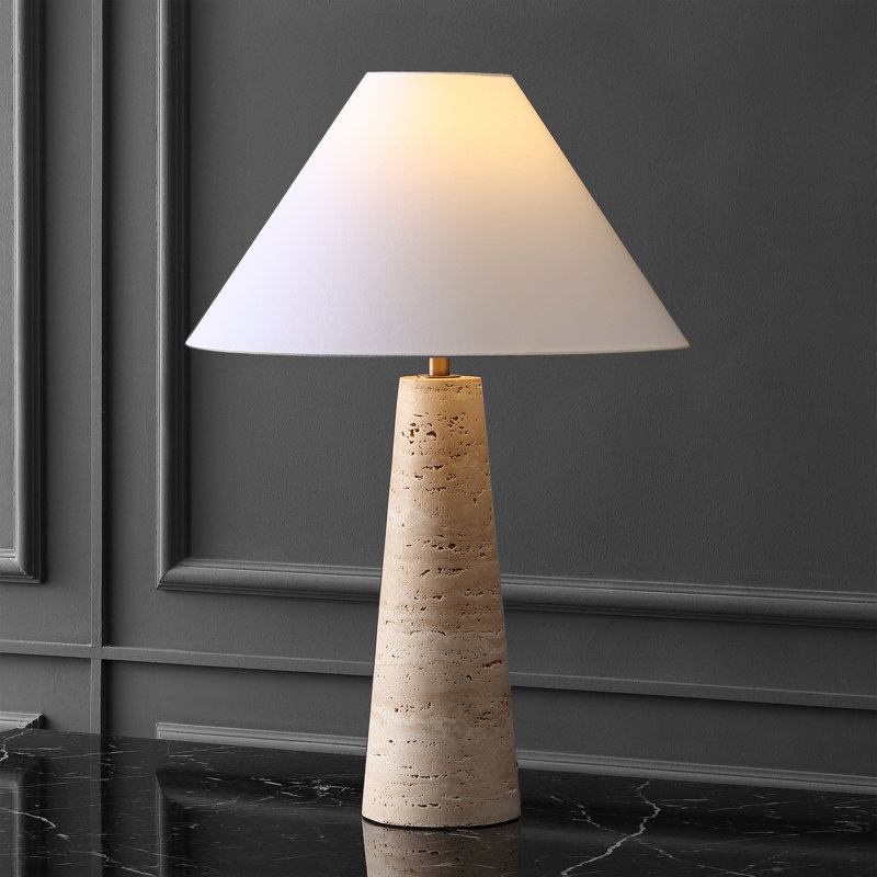 Dante Travertine Table Lamp