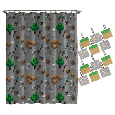 Rideau de douche minecraft survi