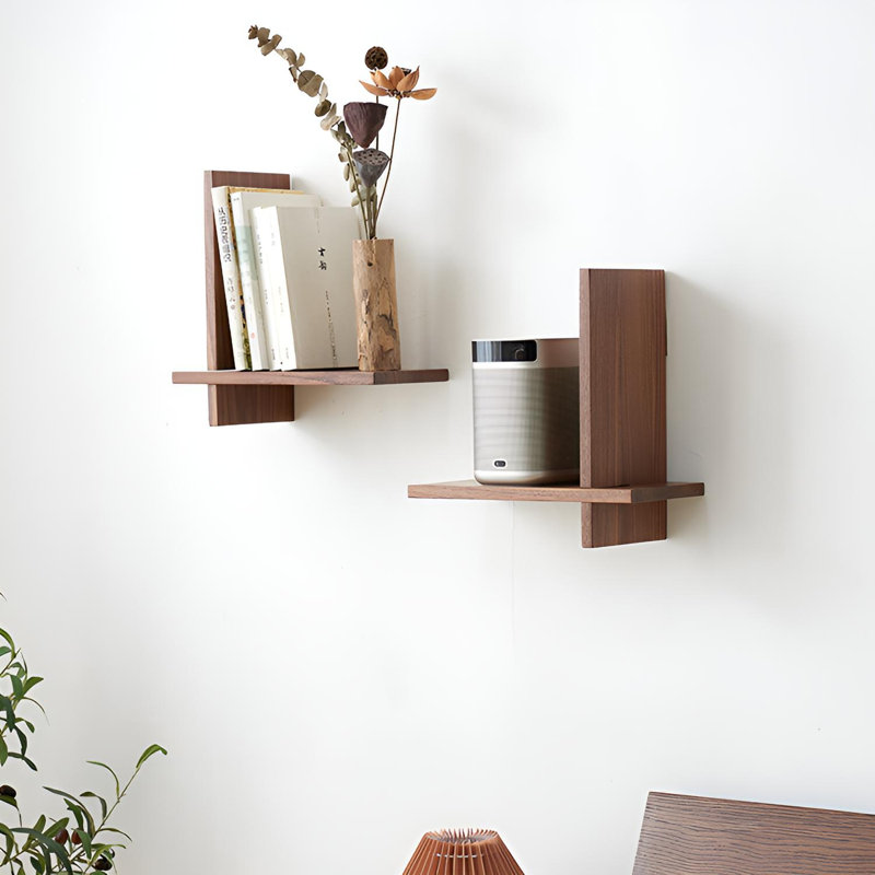 Solid Wood Floating Wall Shelf