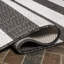 Tapis intérieur / extérieur noir / crème à deux tons Haylia-431055044