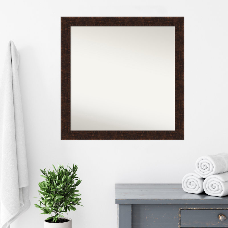Miroir de salle de bain mural William, 30 po x 30 po