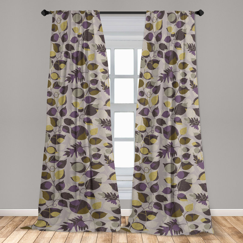 Semi Sheer Curtain Pair, 28" W x 84" L