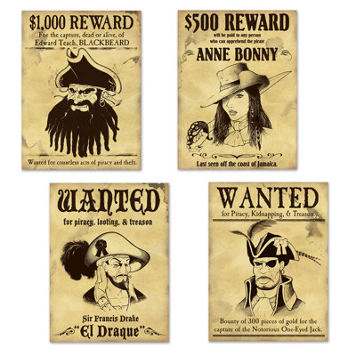 Décoration murale pirate