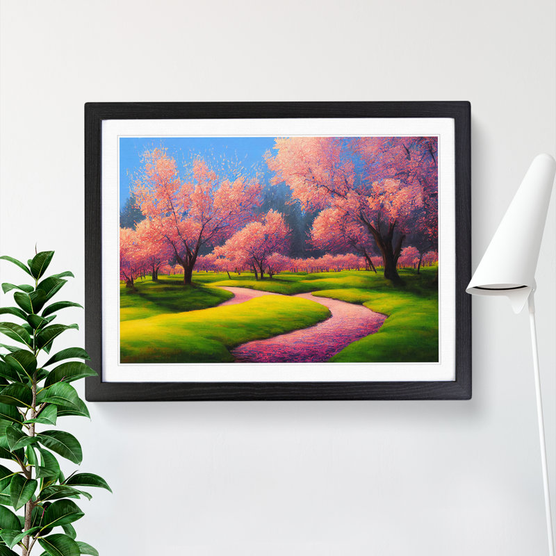 Spring Meadow Landscape Vol.1 - Framed Print