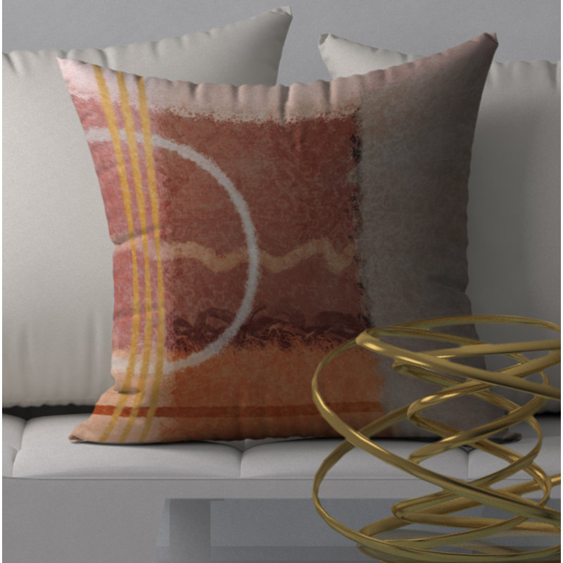Housse de coussin carrée/insert halltown, 20 po X 20 po