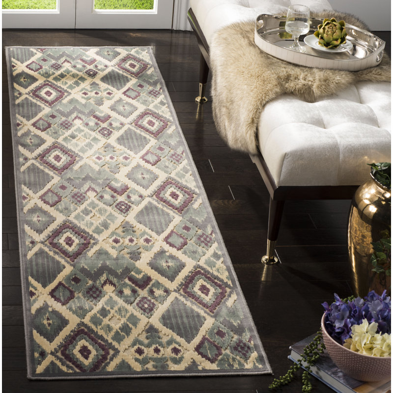 Braswell Performance Ikat Rug, Runner 2'2" x 8'