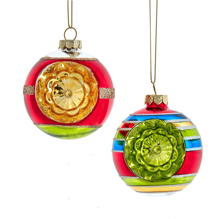 Kurt Adler Glass Mini Ornaments 15Pc/Box 4 Assorted Boxes