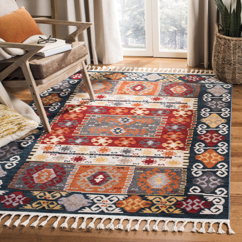 Janessa Performance Southwestern Rug, Rectangle 5'1" x 7'3"