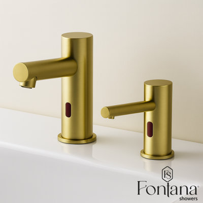 Commercial Automatic Touchless Faucet with Dual Motion Sensor Soap Dispenser
