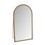 Miroir arqué pleine longueur rétro avec pieds de soutien, pour le salon, la chambre à coucher-1090959688