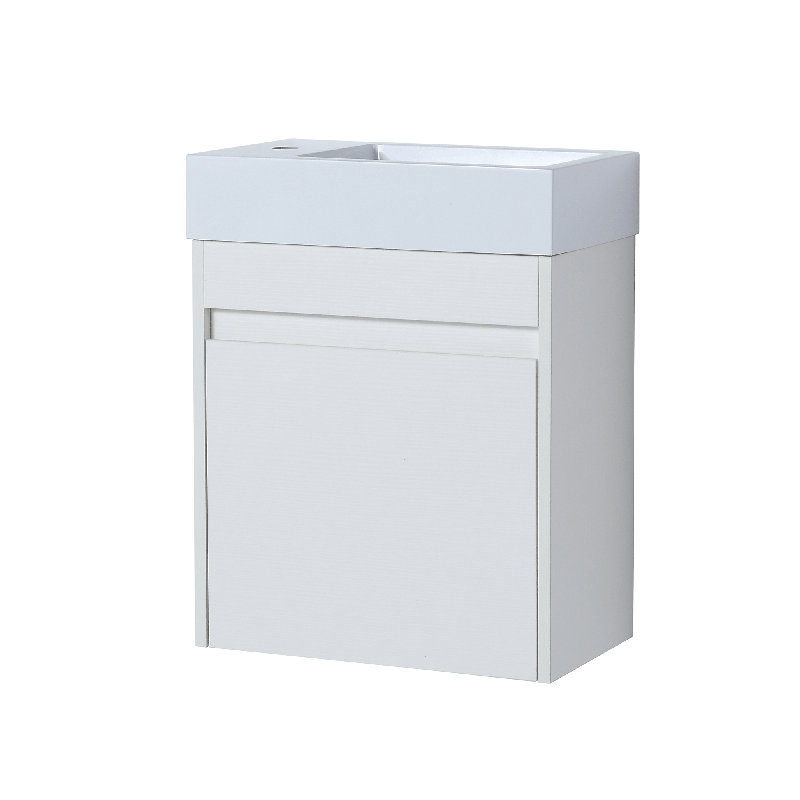Ensemble de meuble-lavabo mural simple 18,11 "Tarus