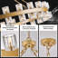 Lustre de roue de chariot avec abat-jour en cristal-2143331253-2127102441