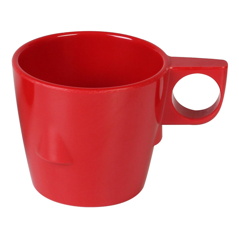 Grande tasse en mélamine 7 oz. Milestone, Rouge
