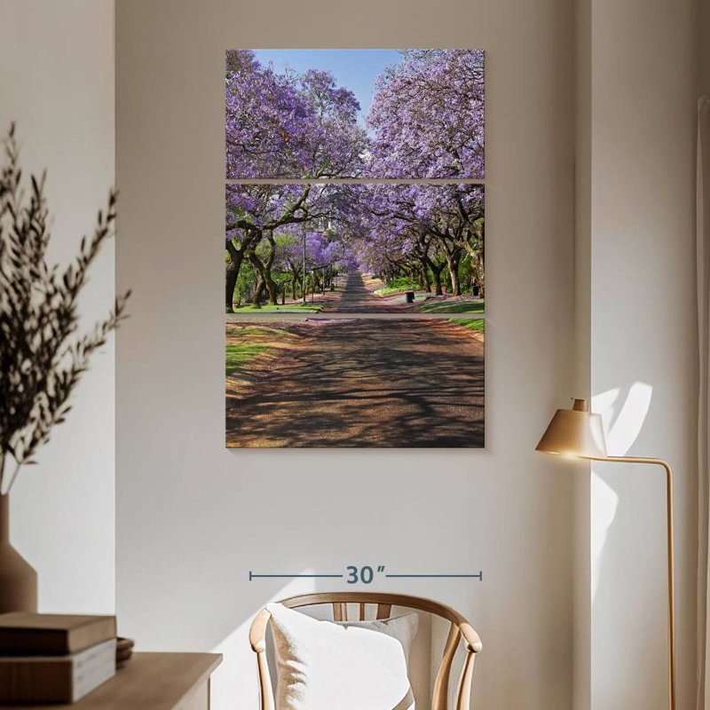 Sireci Jacaranda Trees, 65" H x 42" W
