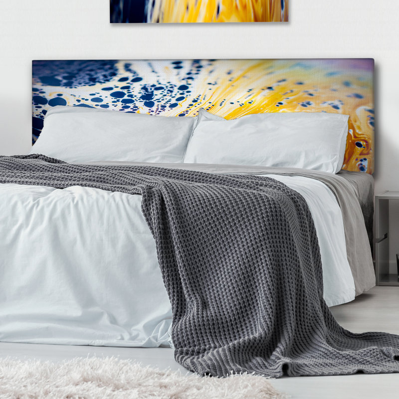 Carvis Upholstered Panel Headboard, Queen
